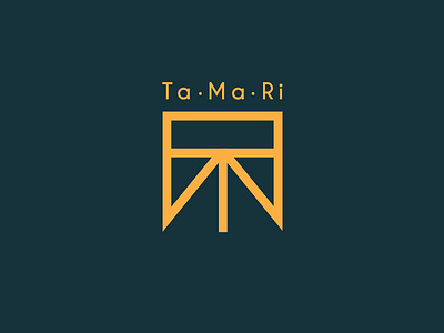 Ta.Ma.Ri branding design digital 2d logo logo deisgn typography