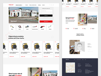 Crow-tech / Webdesign eshop handyman implements slovakia tools web webdesign