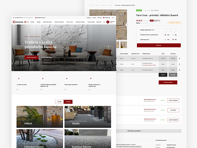 Kamenta / Webdesign