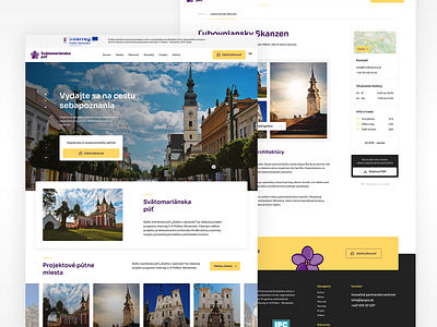 Svatomarianska put / Webdesign