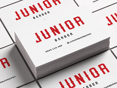 Junior barber / Branding