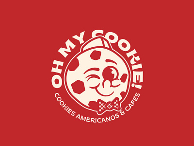 Oh My Cookie branding cartoon dribbble illustration logo vector