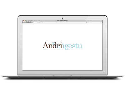 Andri Pangestu site (2010) home home identity logo website