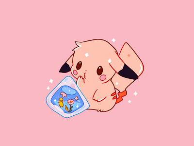 Pokemon-Pikachu design illustration pikachu ui 插画