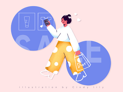 双11 -- shopping design illustration shopping ui 插画 设计 购物