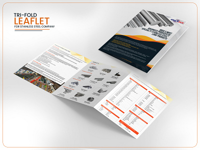 Tri-fold Brochure Design for Stainless Steel Company