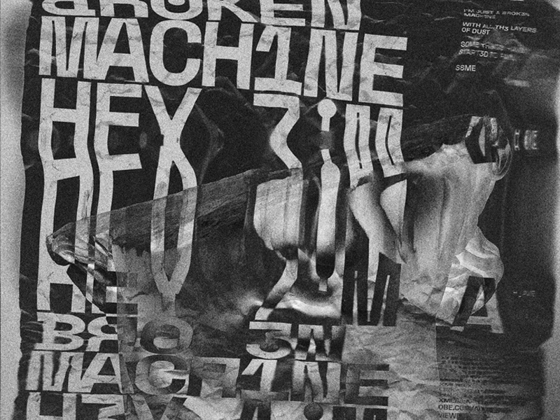 Broken Machine_Nothing But Thieves animation design experimental experimental typography graphic graphic design graphic art photography print printing typografy typography visual