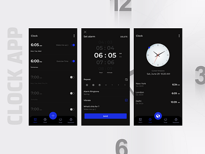 Clock App Challenge design figma redesign redesign concept ui uiux