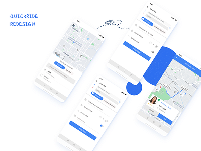 QuickRide Redesign bangalore concept design figma redesign ui uiux