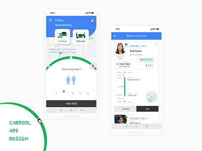 Carpool App Design