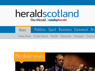 Herald Scotland Redesign