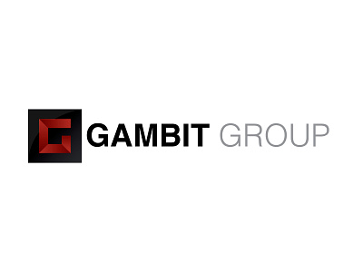 Gambit Group Logo branding design icon logo typography vector