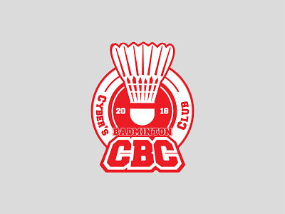 Cyberjaya Badminton Blub badminton design flat icon illustration logo typography vector
