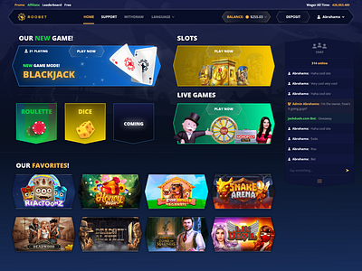 Casino Design / Live Games casino csgo design ui ui ux uiux uiuxdesign ux web design webdesign