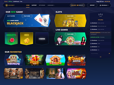 Casino Design / Live Games