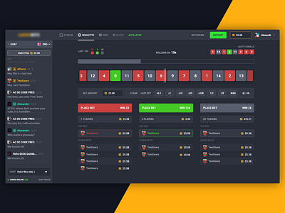 CS:GO / CRYPTO Casino | Roulette Concept