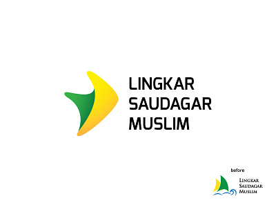 Lingkar Saudagar Muslim Logo business clean community dynamic elegant flat logo modern social