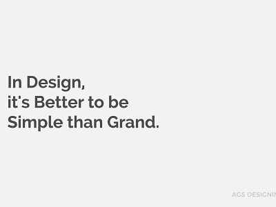About Design