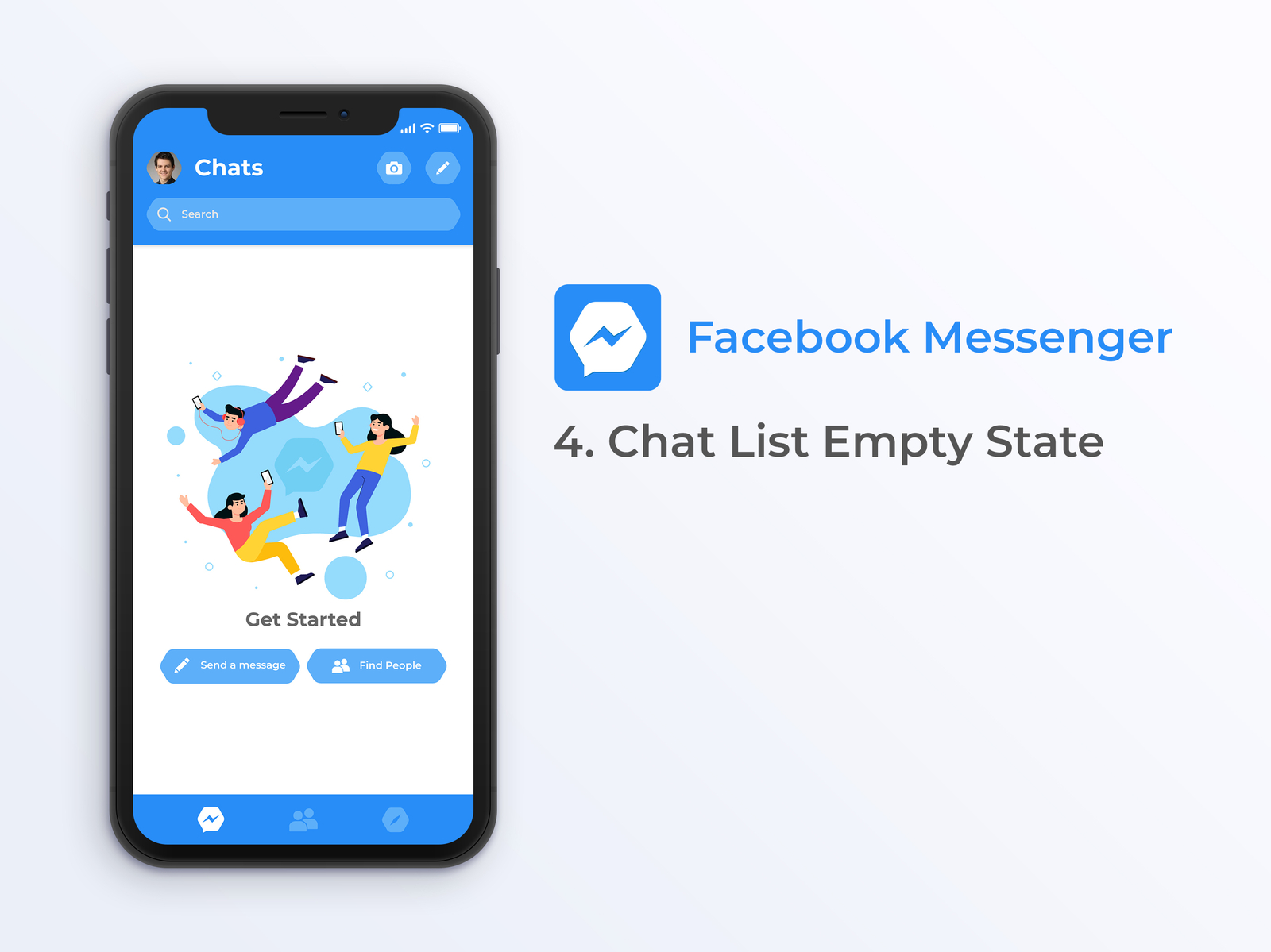Facebook Messenger Revamp designed by Aakash Gokul S. Connect with them on ...
