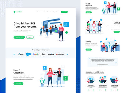 Website redesign for EventGeek