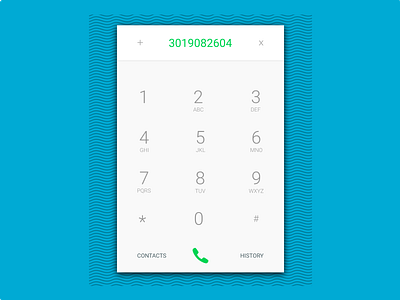 Daily UI - Dial Pad