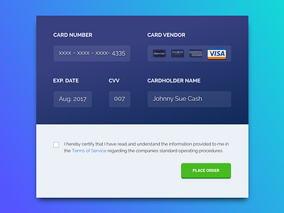 Daily UI - Credit Card Payment