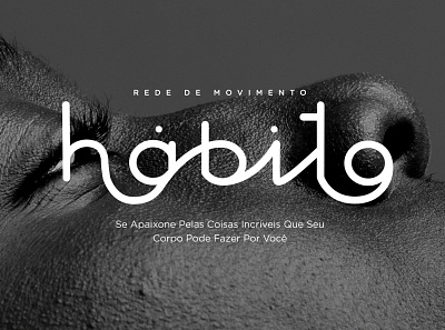 Habito | rede de movimento app branding design graphic logo typography