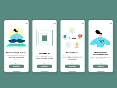 Onboarding Tentram (Mindfulness App)