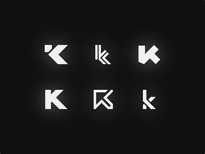 Monograms #1 branding font k letter letter k lettermark logo logo design mark minimal minimalist minimalistic modern monogram monogram letter mark