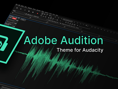 Adobe Audition theme for Audacity