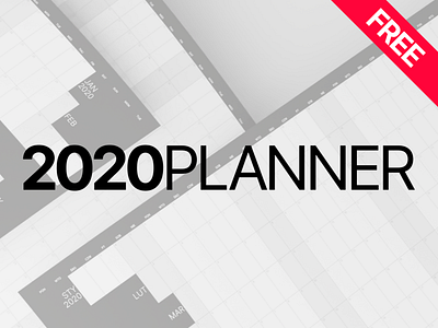 Minimal 2020 planner [EN/PL]