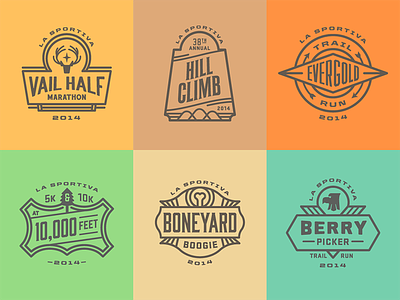 Trail Running Series '14 by Monte Mitchell on Dribbble