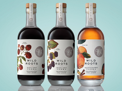 Wild Roots Packaging & Branding alcohol packaging branding design label design label packaging logo package design packaging spirits