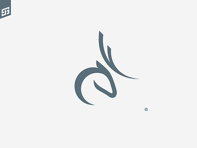 Deer | Logo Design branding deer design flat icon logo vector