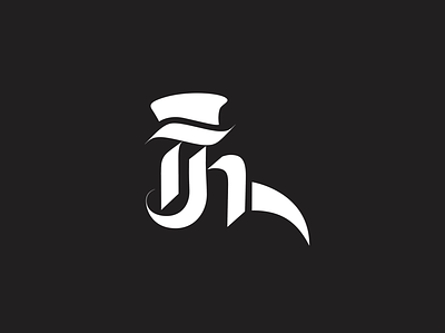 Concept logo for a rap artist branding design gothic illustration logo typography