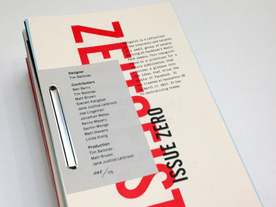 Zeitgeist 'Zine