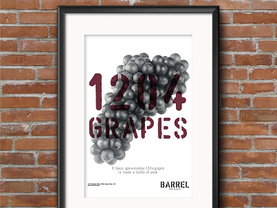 03_Wine Poster_Barrel design identity illustrator cc photoshop poster print wine
