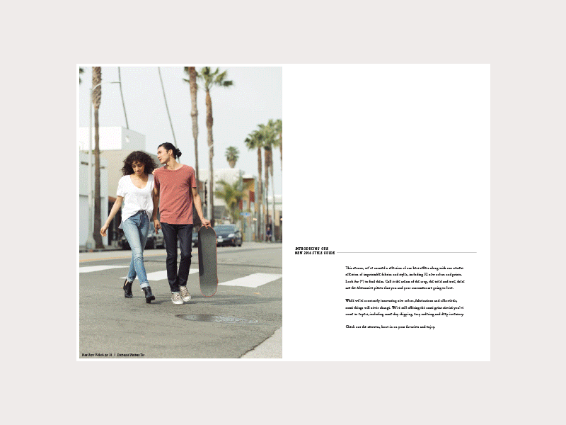 alternative apparel style guide design editorial editorial design editorial layout