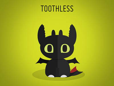 Toothless! character how to train your dragon illustration movies toothless