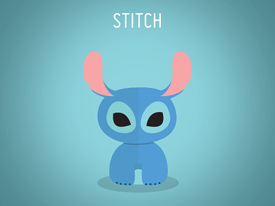 Stitch! character illustration movies stitch