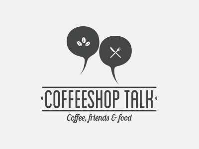 Coffeeshop Talk: Logo design #1 cafe coffee conversation hipster logo talk