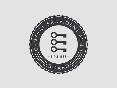 Hipster logo: Central Provident Fund Board board cpf government hipster logo singapore