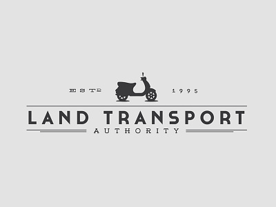 Hipster logo: Land Transport Authority authority government hipster land logo lta singapore transport