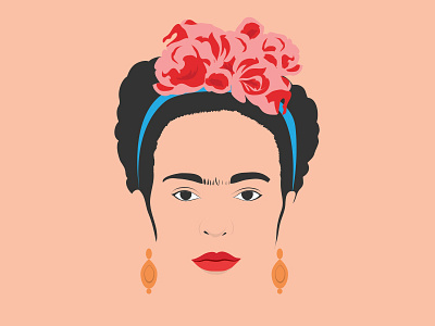 Frida Kahlo frida illustration kahlo minimalist vector