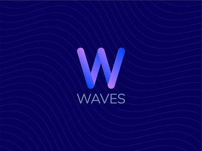 Waves - Daily Logo Challenge: Day 9 - Streaming Music Startup 2d animation animation branding challenge color daily dailylogochallenge design graphic illustration logo logo design logo mark logos music streaming vector visual identity wave waves