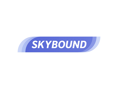 SkyBound - Daily Logo Challenge: Day 12 - Airline 2d animation airline animation branding challenge daily dailylogochallenge design graphic logo logo design logodesign logos skybound start up startup vector visual identity