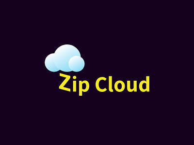 Zip Cloud - Daily Logo Challenge: Day 14 - Cloud Computing Logo 2d animation animation branding challenge cloud cloud computing daily dailylogochallenge design flat graphic lightning logo logo design logodesign vector zip zip cloud zipcloud