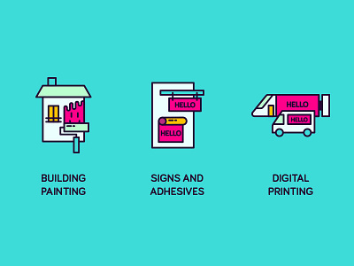 Printing icons