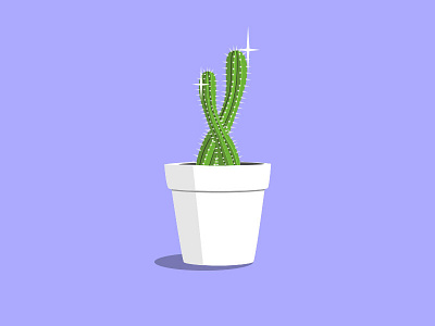 Gemini cactus cactus gemini needles plant spikes vecto