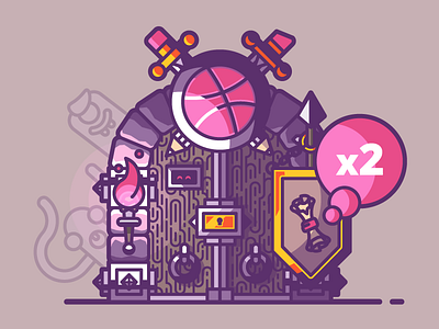 Invites to Dribbble dungeon